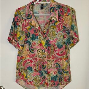 Cider - Colorful Paisley Women's Top